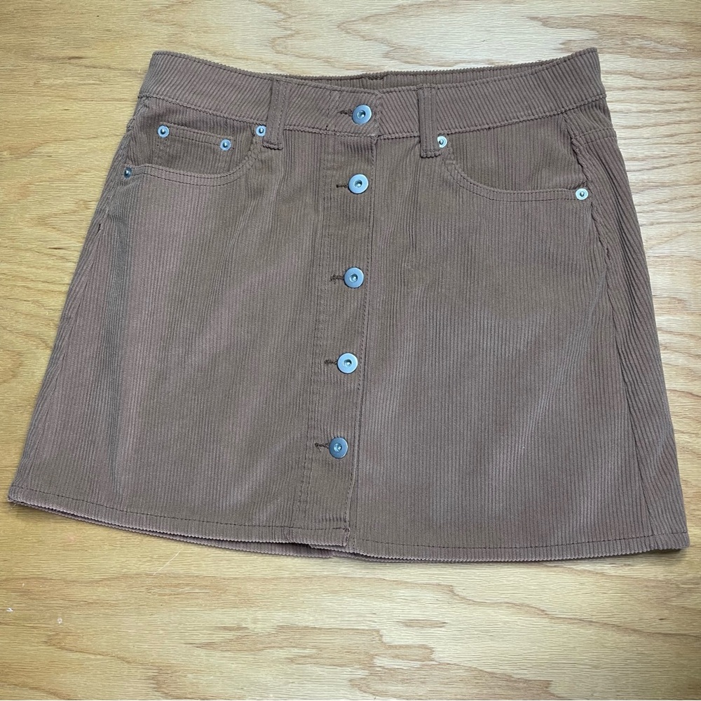 Juniors Corduroy Skirt size 7 No Boundaries